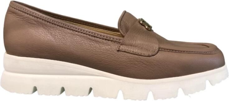 Brunate Geweven Loafer