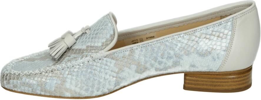 Brunate Metallic instappers met leren zool - Foto 3