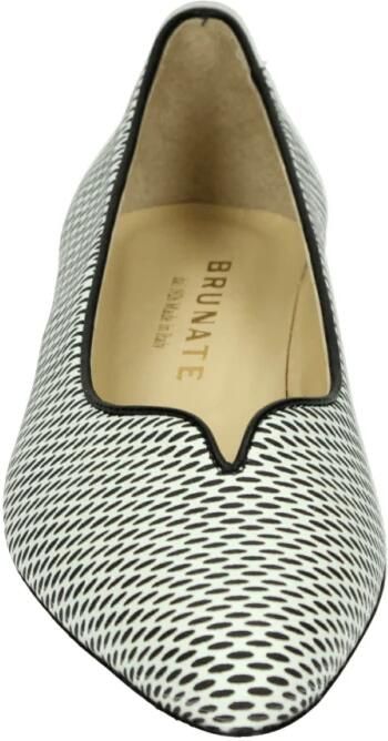 Brunate Witte Gebloemde Pumps