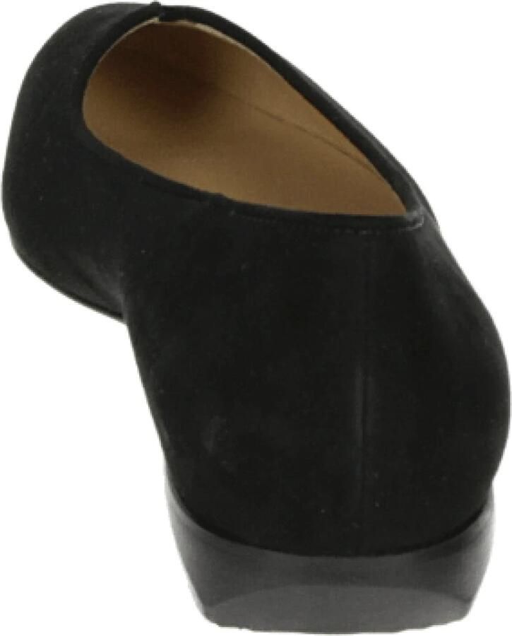 Brunate Zwarte suède pumps met G-breedte - Foto 2