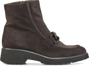 Brunate Enkellaarsjes Dames Laarzen Damesschoenen Suède 38440 Bruin