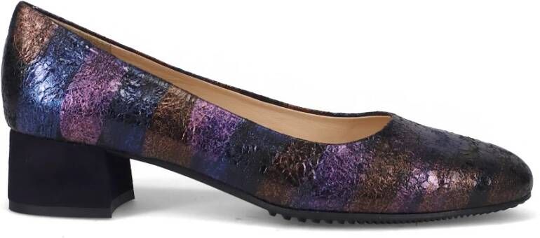 Brunate Handgemaakte Multicolor Leren Ballerinas Blue Dames