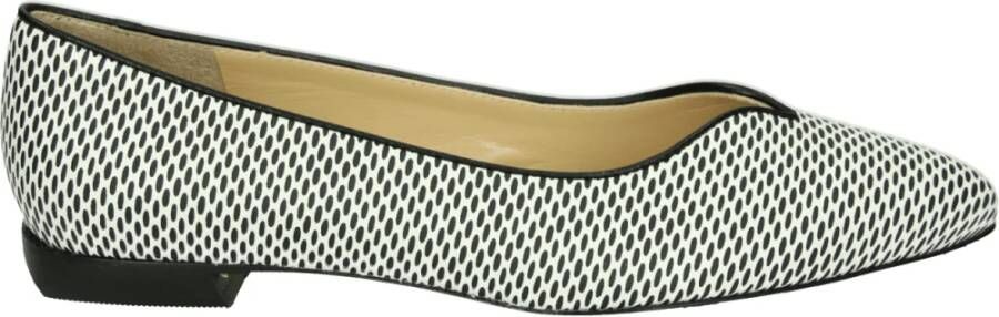 Brunate Witte Gebloemde Pumps