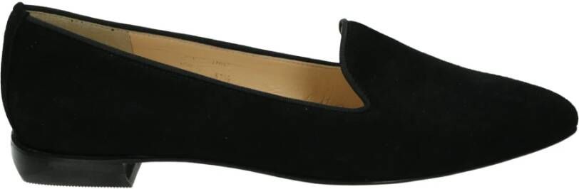 Brunate Zwarte Leren Pumps