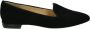 Brunate Zwarte Leren Pumps - Thumbnail 1