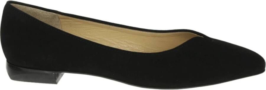 Brunate Zwarte Suède Pumps