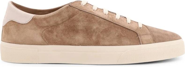 Brunello Cucinelli Beige Sneakers met Contrastdetails