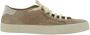 BRUNELLO CUCINELLI Beige Suede LowTop Sneakers Beige Heren - Thumbnail 1
