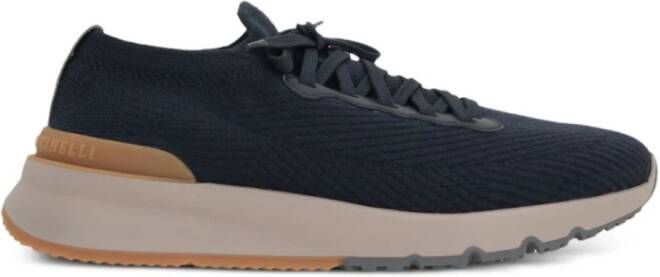 Brunello Cucinelli Blauwe platte schoenen voor vrouwen