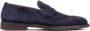 BRUNELLO CUCINELLI Blauwe Suède Loafer Schoenen Blue Heren - Thumbnail 1