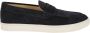 BRUNELLO CUCINELLI Blauwe Slip-On Penny Platte Schoenen Blue Heren - Thumbnail 1