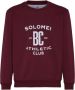 Brunello Cucinelli Bordeaux Ribboord Crew Neck Sweater - Thumbnail 1