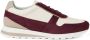 Brunello Cucinelli Bordeauxrode Suède Veterschoenen - Thumbnail 1