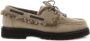 Brunello Cucinelli Bruin Suède Veterschoenen Platte Schoenen - Thumbnail 1