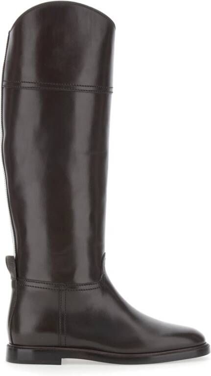 Brunello Cucinelli Bruine Laarzen Scarpe