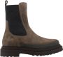 BRUNELLO CUCINELLI Bruine Leren Enkellaarzen Brown Dames - Thumbnail 1