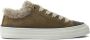Brunello Cucinelli Bruine Sneakers met Bontvoering - Thumbnail 1