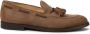Brunello Cucinelli Bruine Suède Heren Loafers Sandalen - Thumbnail 1