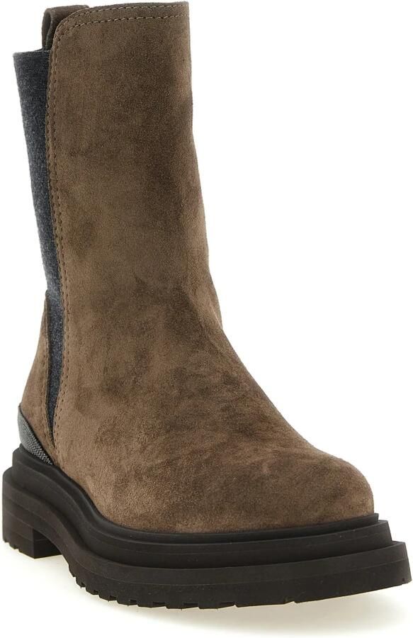 Brunello Cucinelli Ankelboots met kostbare details - Foto 2