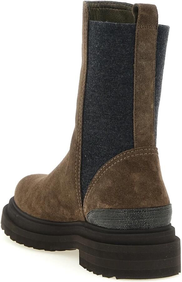 Brunello Cucinelli Ankelboots met kostbare details - Foto 3