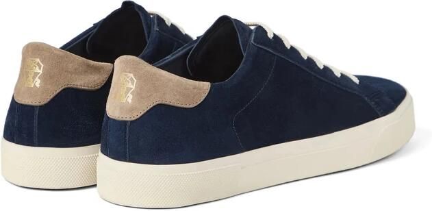 Brunello Cucinelli Blauwe Vetersneaker met Contrasterende Zool - Foto 2