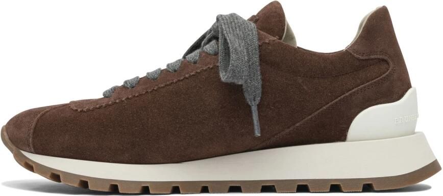 Brunello Cucinelli Bordeaux Sneakers voor Vrouwen