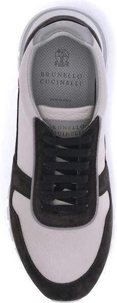 Brunello Cucinelli Multicolor Leren Sneakers met Suède Details - Foto 2