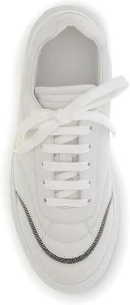 Brunello Cucinelli Calf Leather Bos Taurus Low Top Sneakers - Foto 2