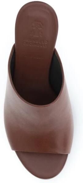 Brunello Cucinelli Calf Leather Bos Taurus Pumps met Hoge Hak - Foto 2