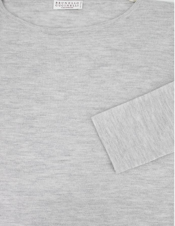 Brunello Cucinelli Cashmere Silk Boot Hals Trui - Foto 2
