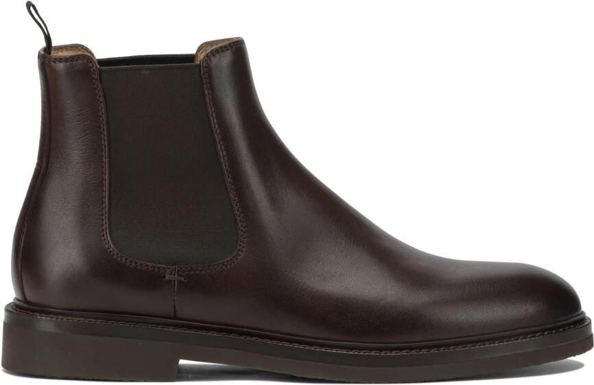 Brunello Cucinelli Chelsea Boots van gewaxt kalfsleer