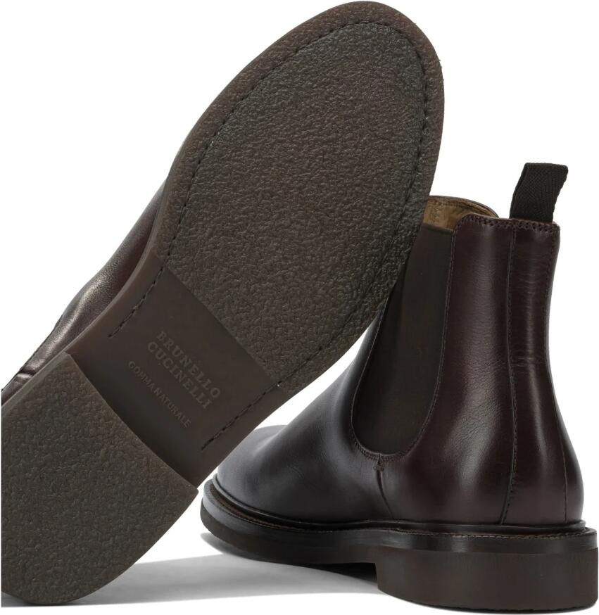 Brunello Cucinelli Chelsea Boots van gewaxt kalfsleer - Foto 2