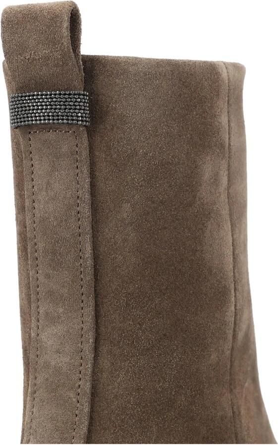 Brunello Cucinelli Chelsea Monili Enkelboot