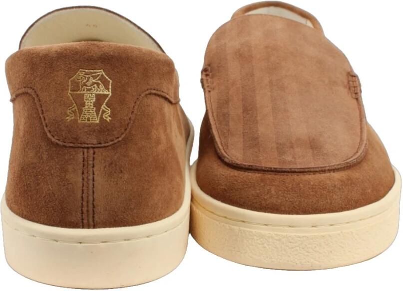 Brunello Cucinelli Chevron-effect suède loafers - Foto 2