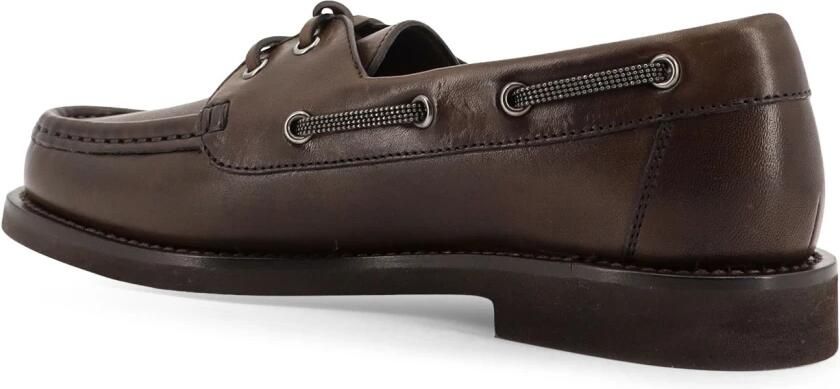 Brunello Cucinelli Elegante Veterschoenen met Monili Detail