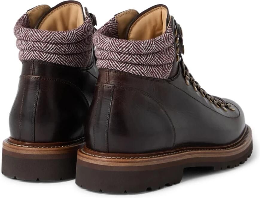 Brunello Cucinelli Enkelboots met visgraatinzet - Foto 2