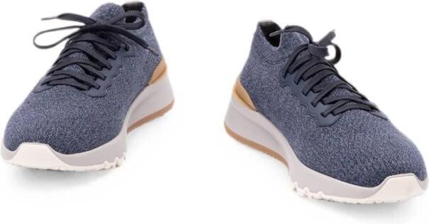 Brunello Cucinelli Gebreide Lage Sneakers - Foto 4