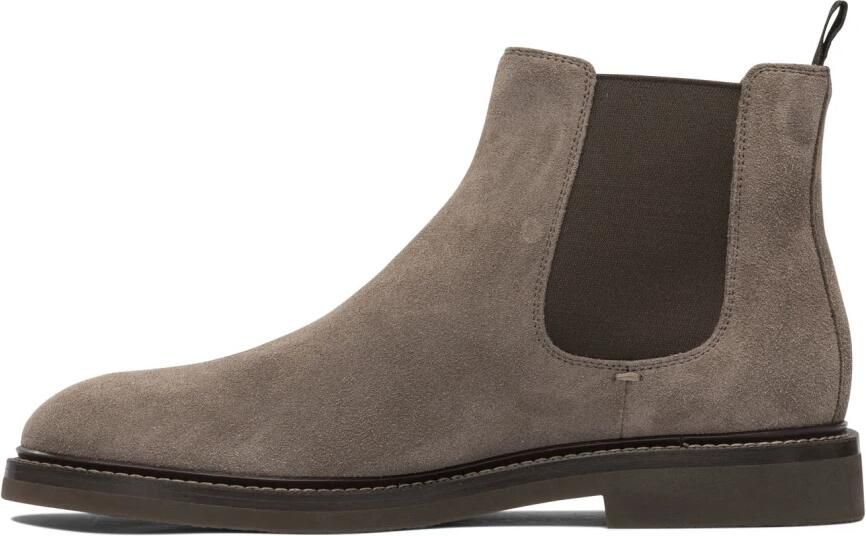 Brunello Cucinelli Grijze Enkellaarzen Elegante Stijl
