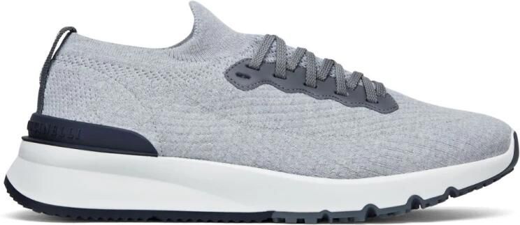 Brunello Cucinelli Grijze Sneakers