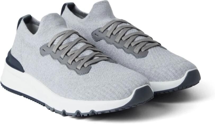 Brunello Cucinelli Grijze Sneakers - Foto 2