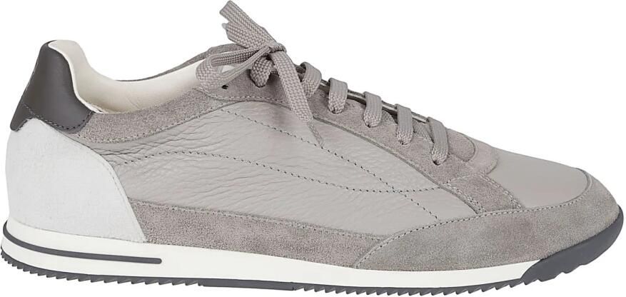 Brunello Cucinelli Hertenleer en Suède Sneakers