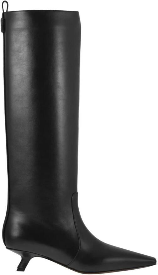 Brunello Cucinelli Hoge leren laarzen met hak