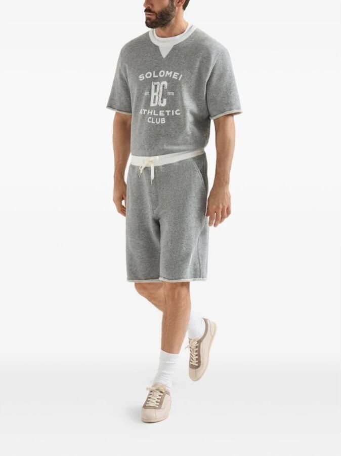 Brunello Cucinelli Kalfsleer en suède sneakers - Foto 2