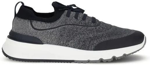 Brunello Cucinelli Katoenen Gebreide Sneakers Runners