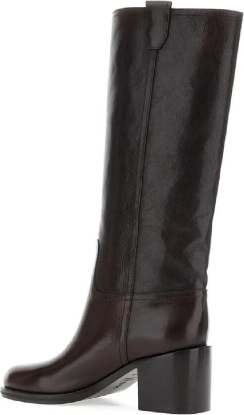 Brunello Cucinelli Klassieke leren laars met kostbare details