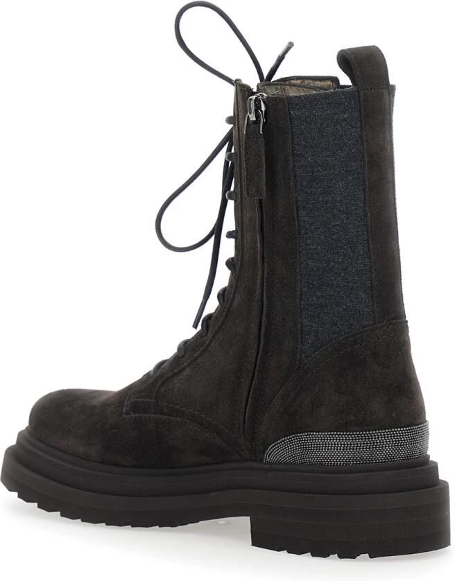 Brunello Cucinelli Lace Up Booties - Foto 2