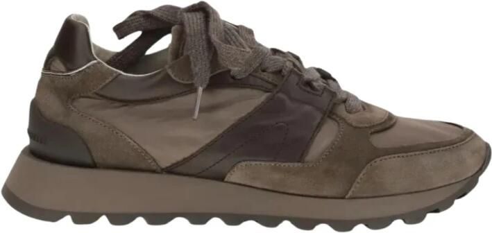 Brunello Cucinelli Lage Leren Sneakers