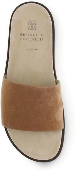 Brunello Cucinelli Lamb Ovis Aries Flat Sandals - Foto 2