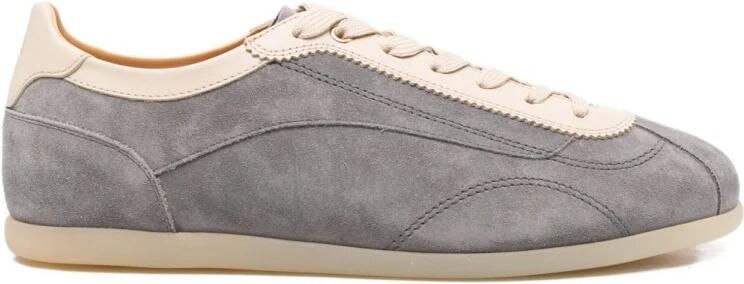 Brunello Cucinelli Leather-Trimmed Suede Sneakers