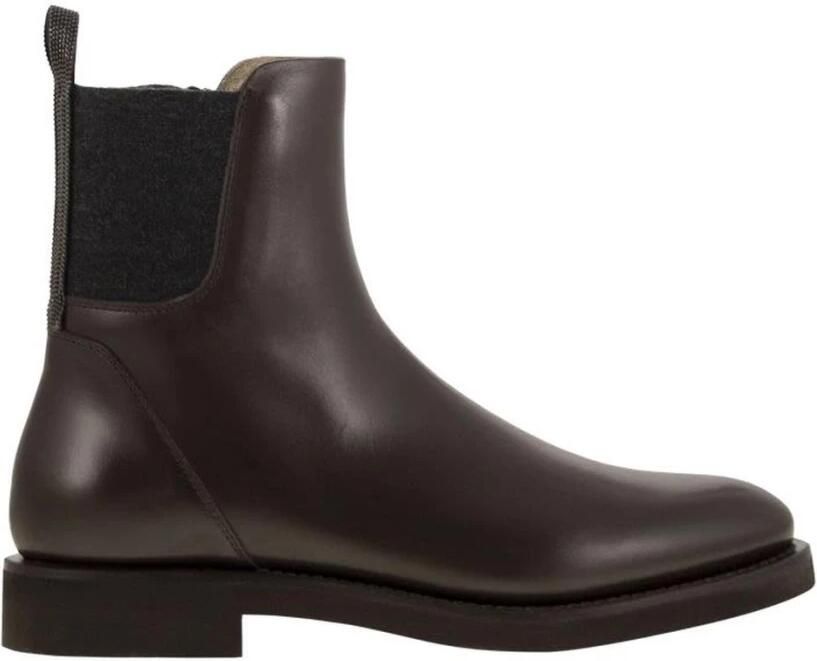Brunello Cucinelli Leren Chelsea Boots